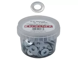 Lapos alátét horganyzott, DIN125 M5x10x1 250db/doboz