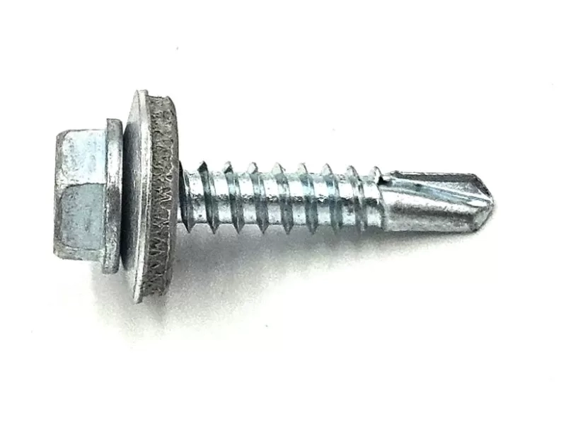 Hatlapfejű önfúró lemezcsavar EPDM alátéttel 4,8x19mm