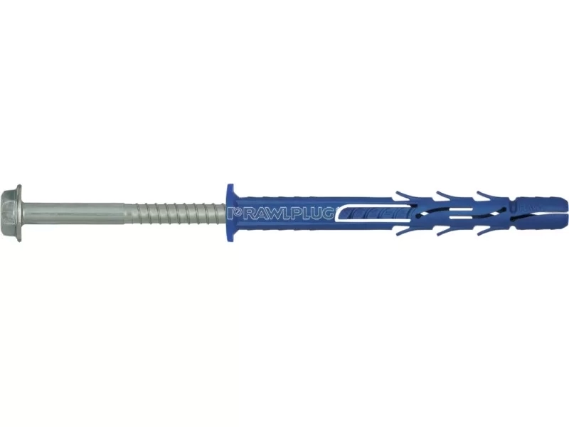 Peremes dűbel, hatlapfejű peremes csavarral (TORX) 10x140mm