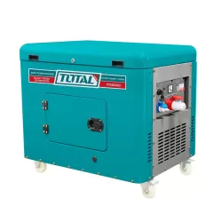 3 f csendes dízel áramfejlesztő 8 kW, 25L/9LE/9óra