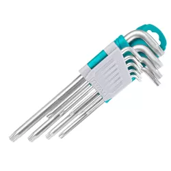 9db torxkulcs készlet EXTRA-LONG / IND