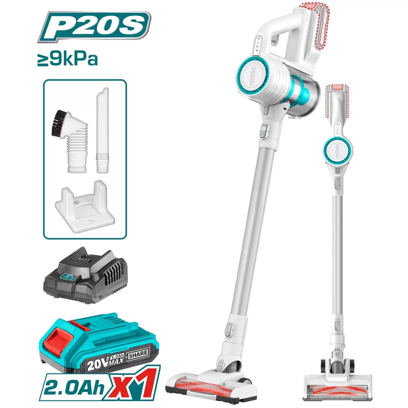 Akkus porszívó /P20S 1x2Ah/Ch