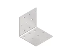 Perforált sarokösszekötő 60x60x60 mm, lv: 2 mm