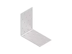 Perforált sarokösszekötő 100x100x60 mm, lv: 2 mm