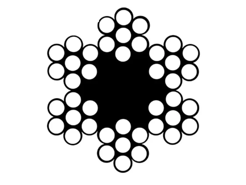 DRÓTKÖTÉL 3x200 ....(6x7+FC) 3 mm-es drótkötél DIN3055 200m/tekercs 1770N/mm2