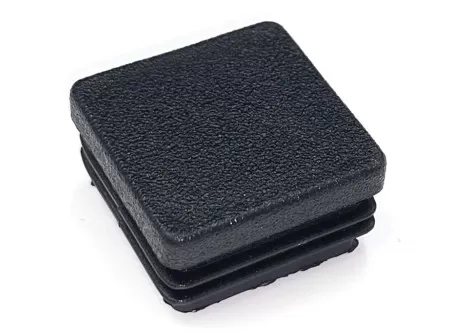 60x60 mm-es fekete műanyag záródugó zártszelvényhez (50db/csom)