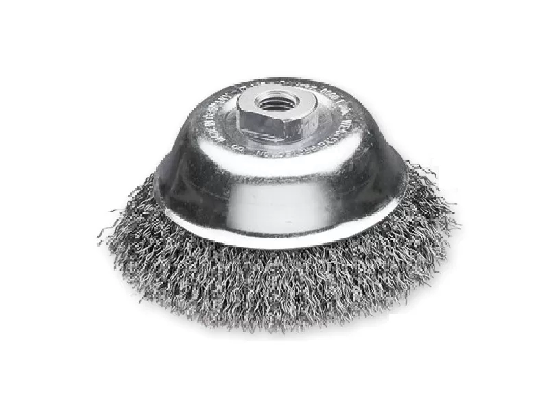 Fazékkefe 100/0.35xM 14 hullámos acél