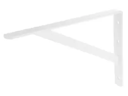 Nehézkonzol (polctartó) 200x300x3,5/30 mm FEHÉR, Lv.: 3,5mm (10 db/dob)