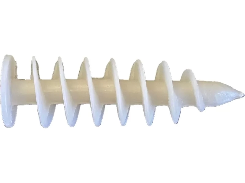 Polisztirol Dübel 90 csavarmenetes min 10 cm-es, csavar 4.5 mm (25db/cs)