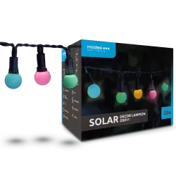 Modee Lighting LED Szolár Napelemes Dekor Lampion 50db 7,9m DS011