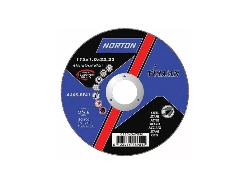 230x2x22,23mm vágótárcsa fém/inox (NOR-STAR) (25db/dob)