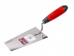 MN-74-198 Kőműves kanál trapéz alakú, fém végű nyéllel 160mm EXPERT