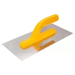 ACÉL SIMÍTÓ, ROZSDAMENTES, 280X130MM, MŰANYAG MARKOLAT, TOPEX