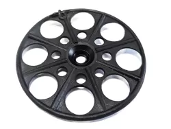 Szigetelésrögzítő tányér, lapos, fekete