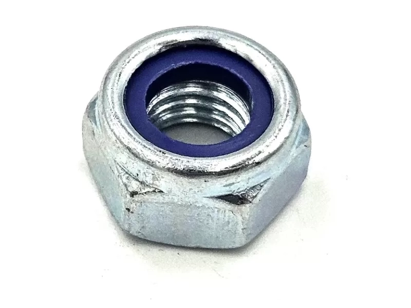 DIN985 M5 önbiztosító anya, horganyzott,műa.betétes. (2000 db/dob)