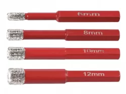 MN-76-306 Gyémánt koronafúró hatlapú szárral, átm.: 6 mm