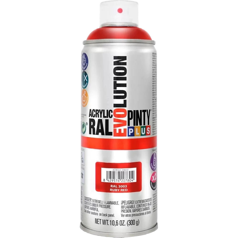 Pinty Plus Evolution akril RAL3003 RUBIN PIROS 400ml