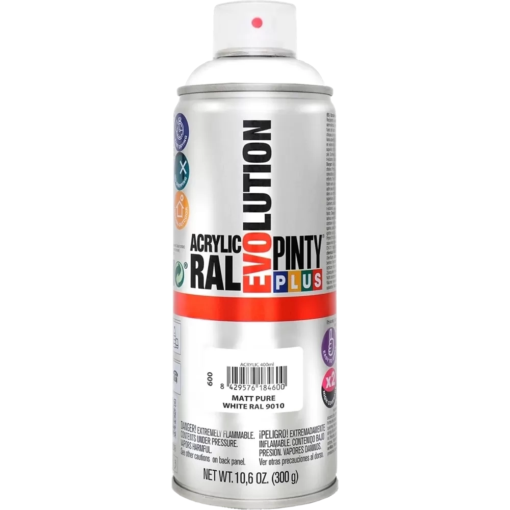 Pinty Plus Evolution akril RAL9010 MATT FEHÉR 400ml