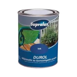 Supralux Durol időjárásálló zománc KÉK 1L