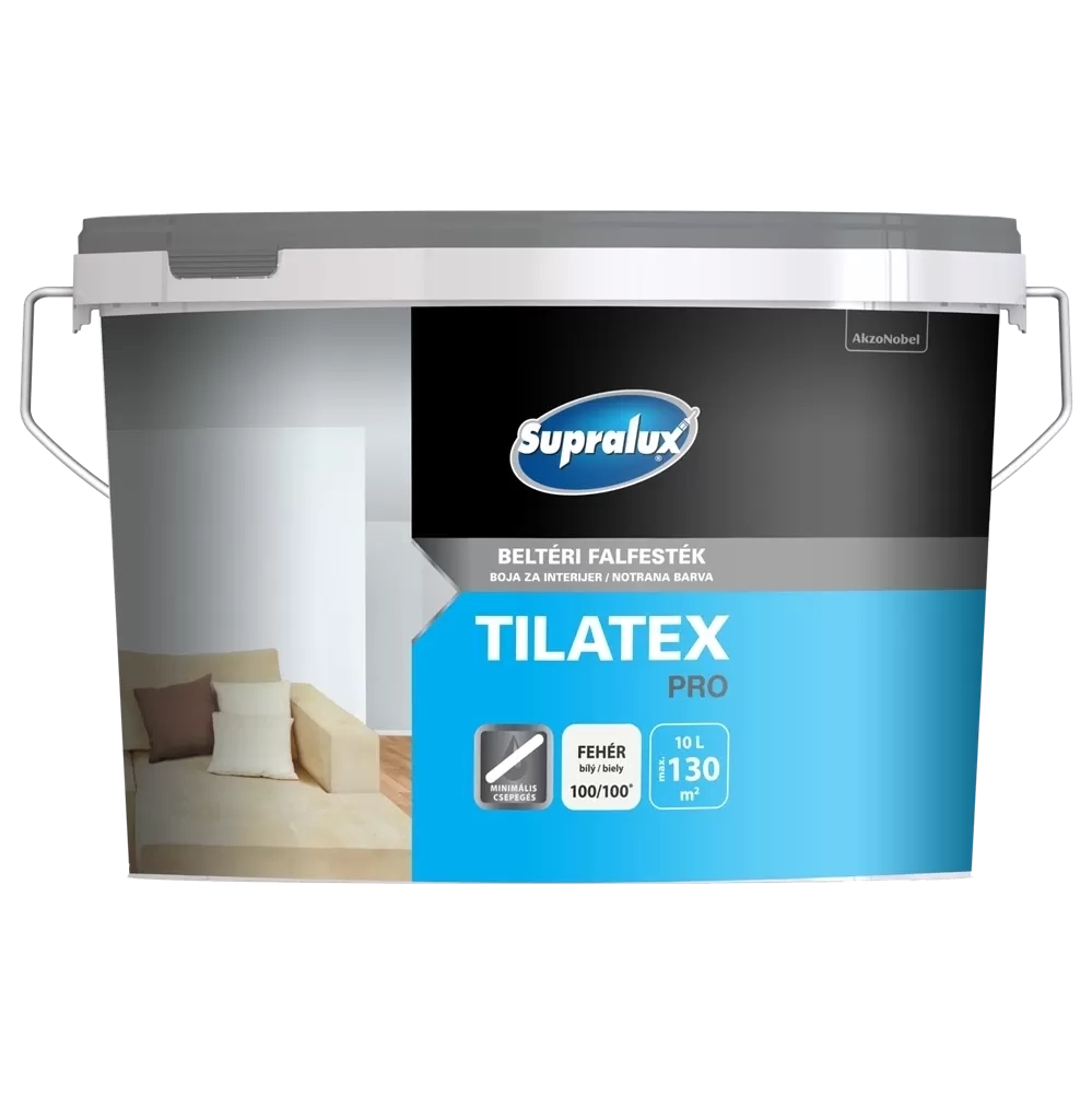 Supralux Tilatex Pro beltéri falfesték fehér 10L