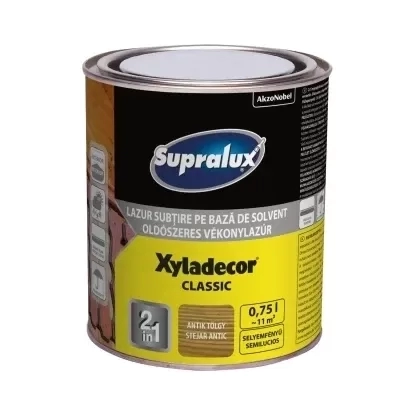 Supralux Xyladecor Classic vékonylazúr ANTIK TÖLGY 750ml