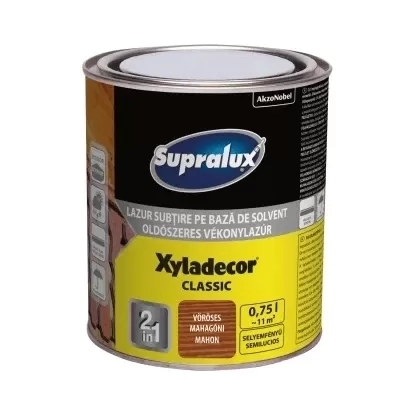 Supralux Xyladecor Classic vékonylazúr VÖRÖSES MAHAGÓNI 750ml