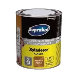 Supralux Xyladecor Classic vékonylazúr VÖRÖSES TEAK 750ml