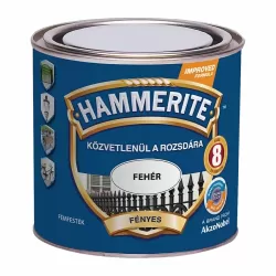 Hammerite fémfesték fényes FEHÉR 250ml
