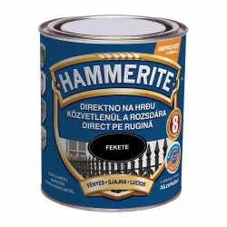 Hammerite fémfesték fényes FEKETE 750ml