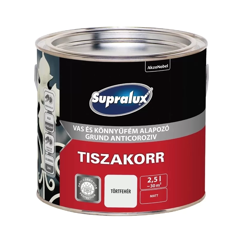 Supralux Tiszakorr alapozó fehér 2,5L