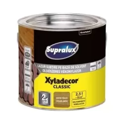 Supralux Xyladecor Classic vékonylazúr ANTIK TÖLGY 2,5L