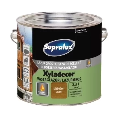 Supralux Xyladecor vastaglazúr KÖZÉPTÖLGY 2,5L