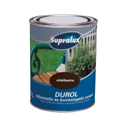 Supralux Durol időjárásálló zománc SÖTÉTBARNA 2,5L